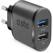 SBS Chargeur de voyage de 2100 mAh