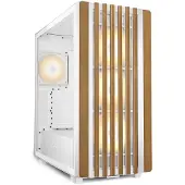 Sharkoon PC-behuizing ATX - - Rebel C70G RGB - Wit - 4 PWM ventilatoren 120 mm - 360 mm radiator