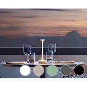 Villeroy & Boch | Combinatie van een tafellamp en een kandelaar | Accu | Sand