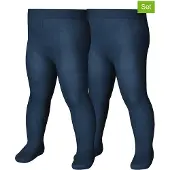 Playshoes maillot 2-pack thermo uni marine