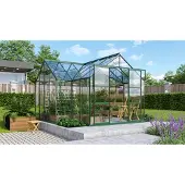 Vitavia Tuinkas Sirius - Veiligheidsglas 3mm - Smaragd - 383x383x254cm
