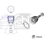 FEBI BILSTEIN 183628 Fuseekogel