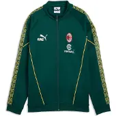 Puma Sportjas 'AC Milan KING Anthem' geel / spar / donkerrood / wit