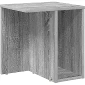 vidaXL Bijzettafel Grijs Sonoma 37 x 32 x 40 cm Bewerkt hout