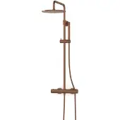 Maxaro Radius Regendouche Opbouw | Koper 25 cm Regendouche Thermostatisch