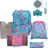 DERDIEDAS ErgoFlex Schooltas set 5-delig grijs