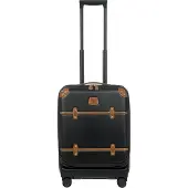Bric's Bellagio 4 wielen Cabinewagen 55 cm met uitbreidingsplooi zwart