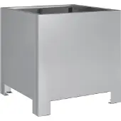 vidaXL Plantenbak 30x30x30 cm gegalvaniseerd staal