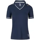 Robey Tennispolo Women Court V-Neck Polo Match Navy-M