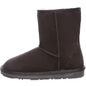EVER AU Boots 'Parrot' chocoladebruin