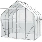 Vitavia Kweekkas Diana 5000 - Veiligheidsglas 3mm - Aluminium - 264x195x255cm