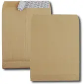 GPV akte-envelop met zijvouw en blokbodem C4, 22,9 x 32,4 cm, zonder venster, zelfklevend, bruin, 25
