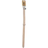 Boony Halsband Leder Sand 30 Mm/65 Cm