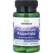 Swanson Health , Kalium Aspartaat, 99 mg, 60 Capsules