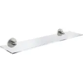 GROHE Start Planchet - 53x14.5cm - glas - Supersteel (RVS)-look) 41202dc0