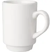 Mammoet - Budgetline - Koffiekopjes - 19 cl - 12 stuks - Wit - Porselein - Koffiemok
