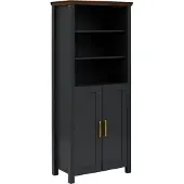 Loft 24 Marion-Boekenkast - 2-Deurs - Grijs