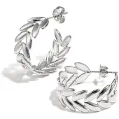 Yehwang Oorringen cutie zilver