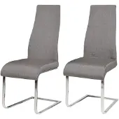 Notio Living Marcello-Eetkamerstoel - Set van 2 - Grijs