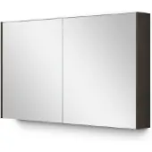 Maxaro Modulo Spiegelkast met Verlichting 120x70cm Espresso Eikenhout | Spiegelkast | Badkamerspiegel | Badkamerspiegelkast