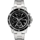 s.Oliver Analoog horloge zwart / zilver