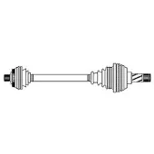 METELLI 17-1383 Aandrijfas