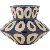 Bloomingville - Bashir Vase - Blue - Stoneware