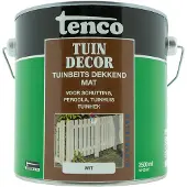 Tenco Tuindecor Wit Mat 2,5 liter