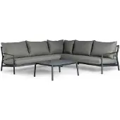 Tierra Outdoor Monti Loungeset Charcoal