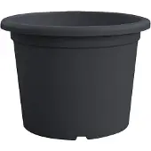 Herstera Plantenbak BASIC rond Ash antraciet Ø 35 cm