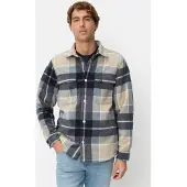 Camel active Overshirt met zakken - Maat menswear-4XL - Lichtblauw