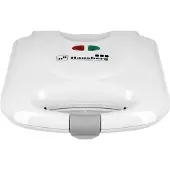 Hausberg HB-3510AB Sandwichmaker & Grill 750 W | Elektrische Tosti-IJzer Voor 2 Sandwiches | Antiaanbak & Compact Design – Wit