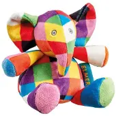 ELMER knuffel - Zachte zittende olifant