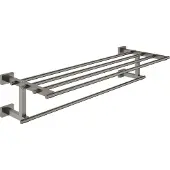 GROHE Handdoekhouder Essentials Cube 2 Armig Hard Graphite Geborsteld