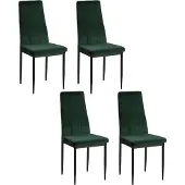 Loft 24 Kelly-Stoel - 4 Pack - Donkergroen