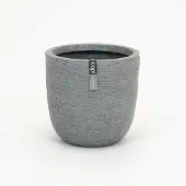 Capi Europe Planter ball rib Nl 932 grey speckled 35x34cm