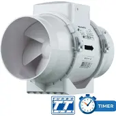 Vents TT buisventilator 125 mm – met Timer – 280 m³/h