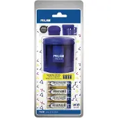 Milan Blister Pack Power Sharp Electric Pencil Sharpener Batteries Included Transparant Kinderen