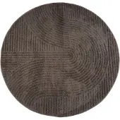 Veer Carpets Vloerkleed ella brown rond ø280 cm