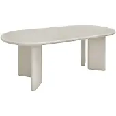 Ebuy24 - Eettafel Zand - 220x100x75cm - Nagano