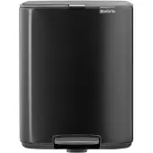 Brabantia Bo Pedaalemmer - 12 liter - Matt Black
