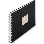 Hama Spiraal fotoalbum - Fine Art - 28x24 - 50 pagina's - Zwart