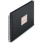 Hama Spiraal fotoalbum - Fine Art - 28x24 - 50 pagina's - Zwart