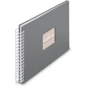 Hama Spiraal fotoalbum - Fine Art - 28x24 - 50 pagina's - Steengrijs