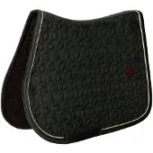 Kentucky Horsewear Horsewear - Zadeldoek velvet jumping dannengroen pony