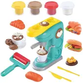 Playgo koffiezetapparaat klei speelset - 4 kleipotjes - creatief speelgoed.