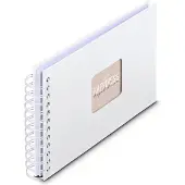 Hama Spiraal fotoalbum - Fine Art - 24x17 - 50 pagina's - Wit