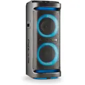 NGS WILD SPACE 2: 2000W Partyluidspreker BT/TWS, USB/AUX, LED, handgrepen, 2 microfooningangen.