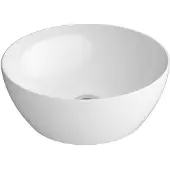 GSI Pura Keramische waskom Ø42cm, hoogglans wit ExtraGlaze