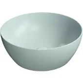 GSI Pura Keramische waskom Ø42cm, mat ghiaccio